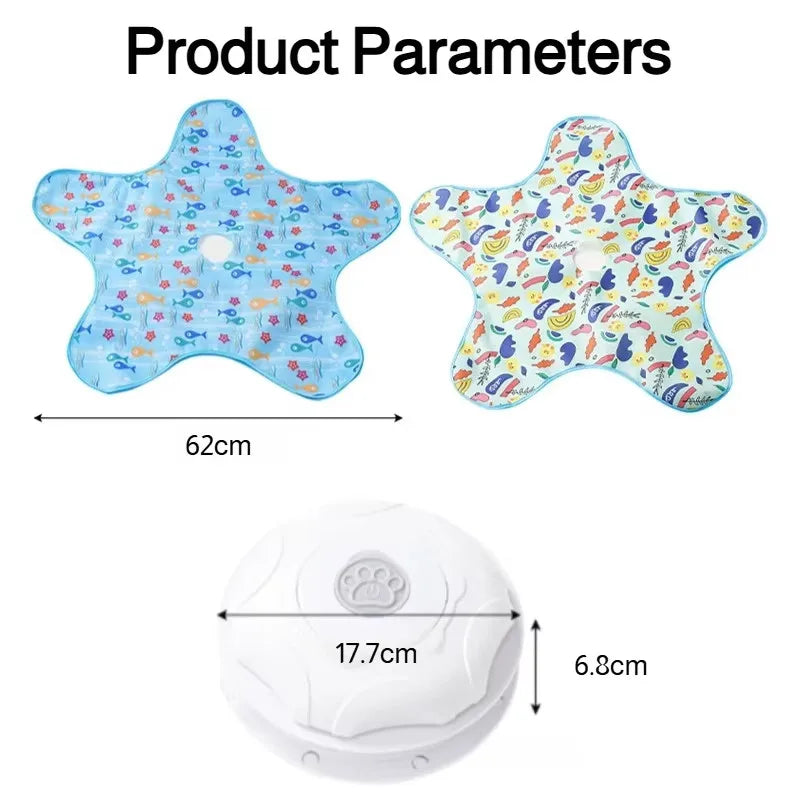 Blue and mint covers with the base: 62 cm cover, 17.7 cm base, 6.8 cm tall
