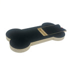 The bone board with its sandpaper-top treat drawer slid half open