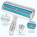 The roller with its large chamber, hanging hole and fabric roll